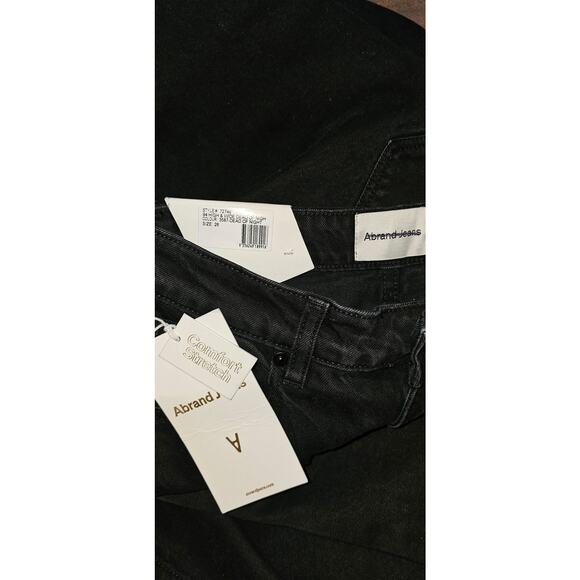 NWT URBAN OUTFITTERS High & Wide Jean by Abrand $128 SIZE 26 Dead Of Night - Picture 7 of 7